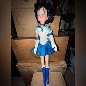 Sailor Mercury 17” rare hard to find Bandai doll.
